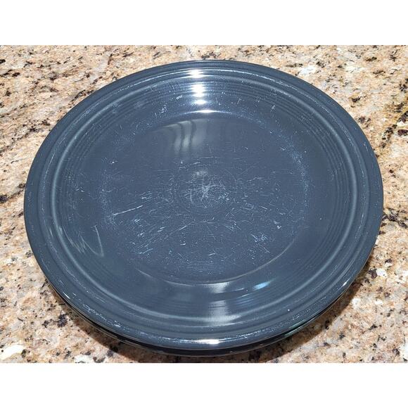 FIestaware Salad Plate in Slate Grey / Gray 7 3/8" (set of 2) Fiesta - Picture 8 of 16